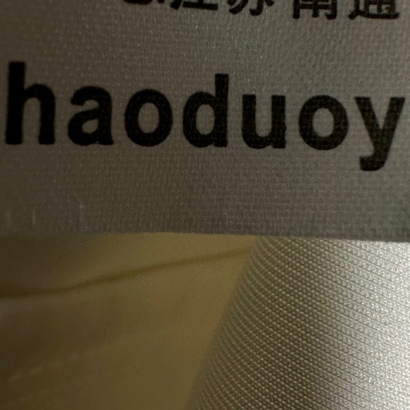 White dress with lace sleeves- Haoduoyi - Picture 4 of 6